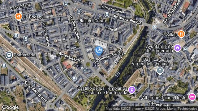 Ubicación de la subastas Subasta de local comercial en Ponferrada