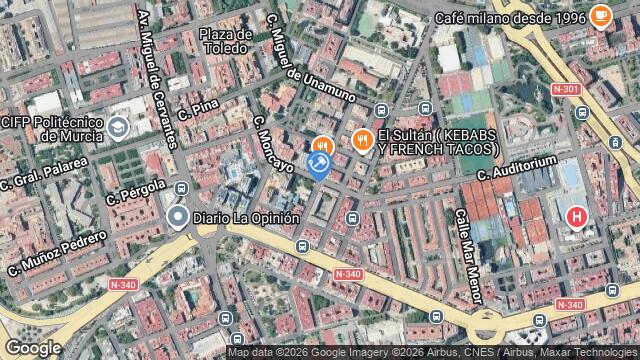 Ubicación de la subastas Subasta de cl azorin en Murcia