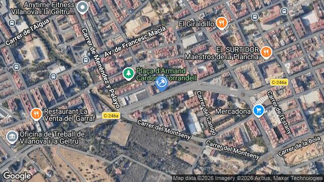 Ubicación de la subastas Subasta de garaje en VILANOVA I LA GELTRU