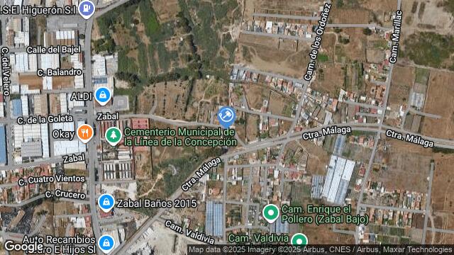 Ubicación de la subastas Subasta de nave industrial en LINEA DE LA CONCEPCION