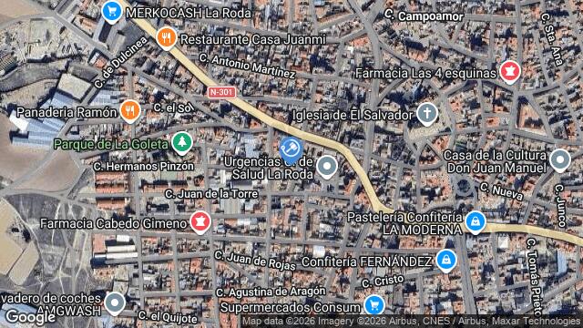 Ubicación de la subastas Subasta de cl tomas lopez ( roda, la) en RODA, LA