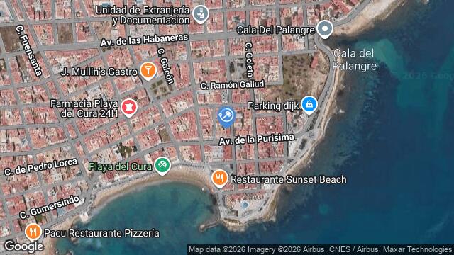 Ubicación de la subastas Subasta de cl los gases y bergantin en Alicante