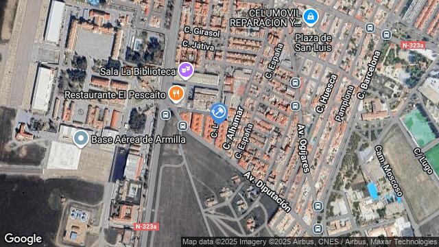 Ubicación de la subastas Subasta de garaje en ARMILLA
