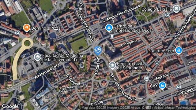 Ubicación de la subastas Subasta de vivienda en Santander