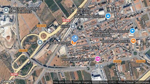 Ubicación de la subastas Subasta de vivienda en XILXES