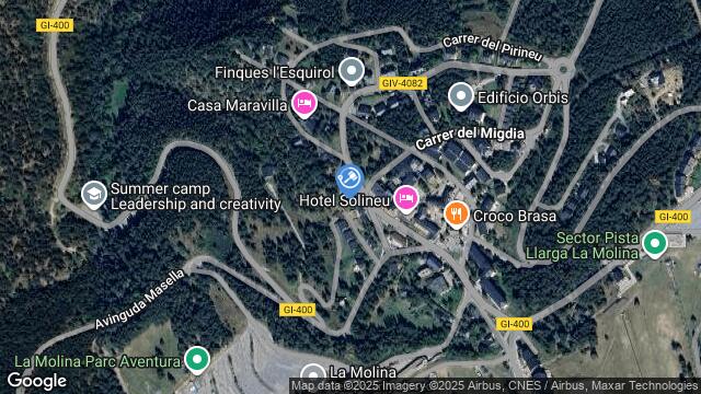 Ubicación de la subastas Subasta de garaje en La Molina-Alp