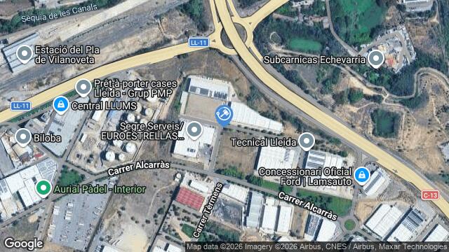 Ubicación de la subastas Subasta de pg ind.cami dels frares-parc ( lleida) en LLEIDA
