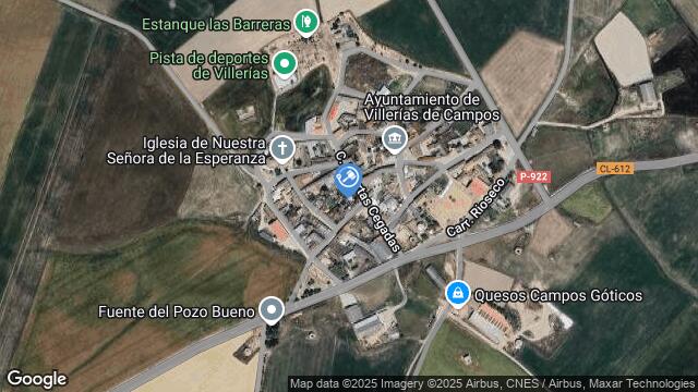 Ubicación de la subastas Subasta de finca rústica en VILLERIAS