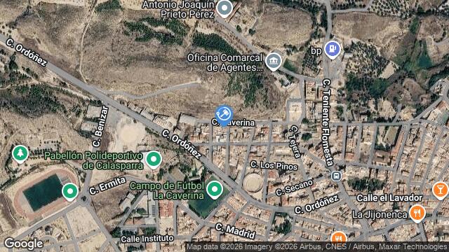 Ubicación de la subastas Subasta de cl los campos ( calasparra) en CALASPARRA