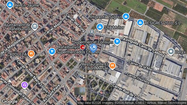 Ubicación de la subastas Subasta de vivienda en RAFELBUÑOL