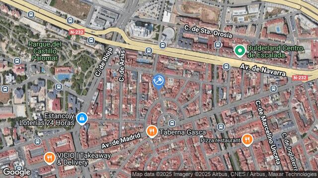 Ubicación de la subastas Subasta de garaje en ZARAGOZA
