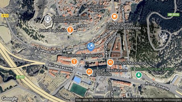 Ubicación de la subastas Subasta de garaje en CHINCHILLA DE MONTEARAGON