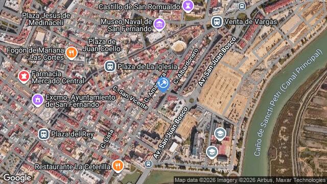 Ubicación de la subastas Subasta de cl almirante cervera ( san fernando) en SAN FERNANDO