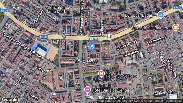 Ubicación de la subastas Subasta de cl altozano ( badajoz) en BADAJOZ