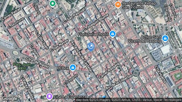 Ubicación de la subastas Subasta de vivienda en San Vicente del Raspeig