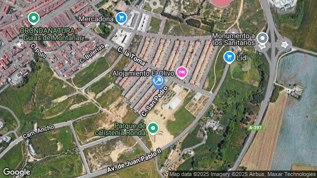 Ubicación de la subastas Subasta de vivienda en RONDA
