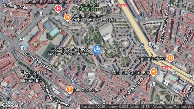 Ubicación de la subastas Subasta de garaje en ZARAGOZA