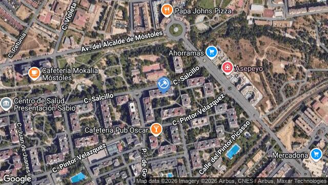 Ubicación de la subastas Subasta de cl salcillo ( mÓstoles) en MÓSTOLES