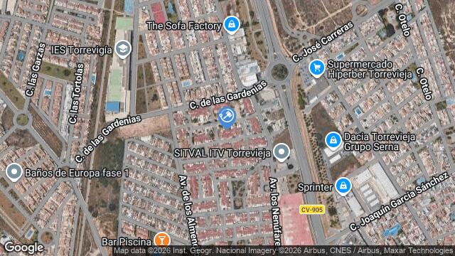 Ubicación de la subastas Subasta de vivienda en Torrevieja