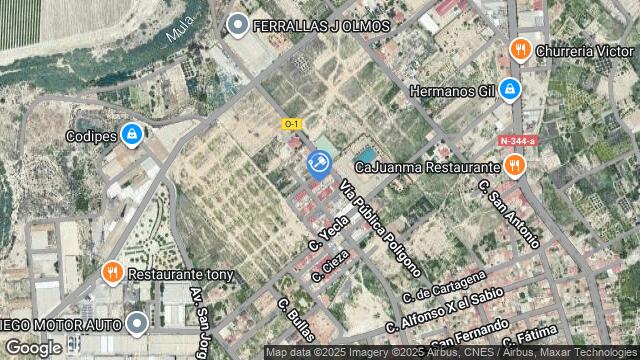 Ubicación de la subastas Subasta de vivienda en Las Torres de Cotillas