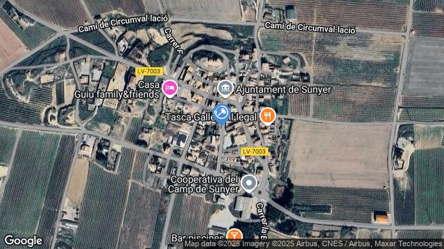 Ubicación de la subastas Subasta de garaje en Sunyer