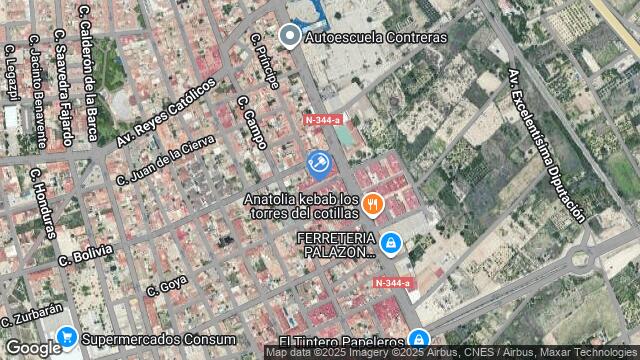 Ubicación de la subastas Subasta de vivienda en Torres de Cotillas