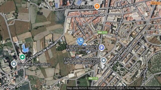 Ubicación de la subastas Subasta de finca rústica en Caravaca de la Cruz