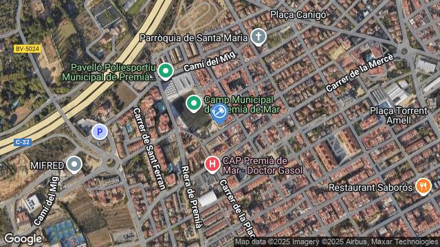 Ubicación de la subastas Subasta de vivienda en Premià de Mar