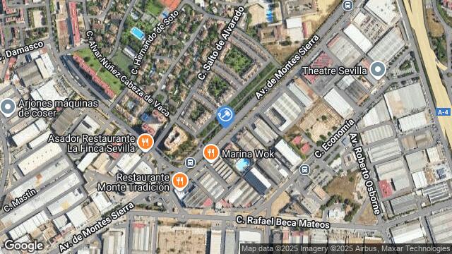 Ubicación de la subastas Subasta de garaje en Sevilla