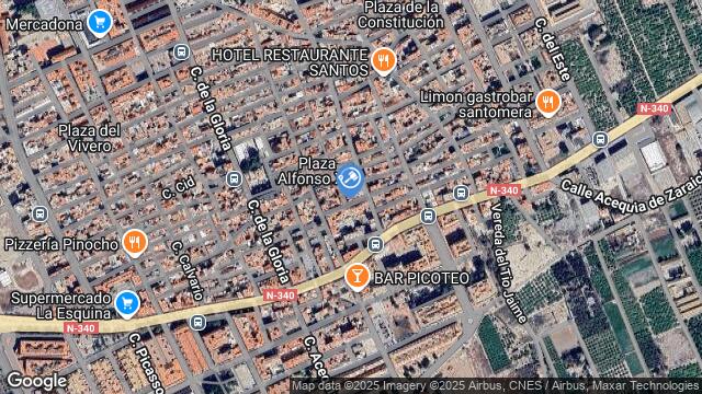 Ubicación de la subastas Subasta de vivienda en SANTOMERA