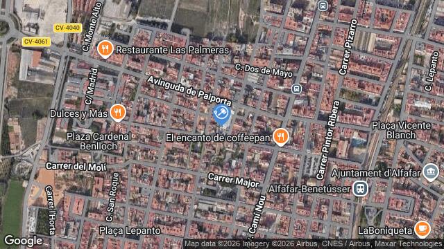 Ubicación de la subastas Subasta de cl rampa c/i.la catolica ( benetÚsser) en BENETÚSSER