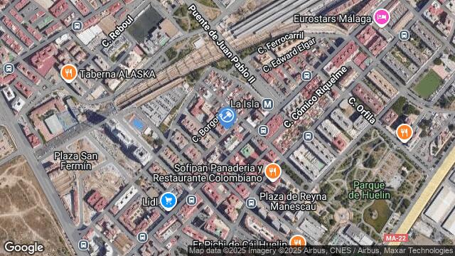 Ubicación de la subastas Subasta de vivienda en MALAGA