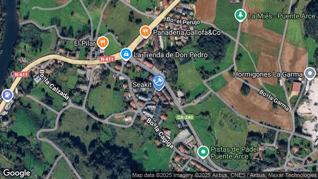 Ubicación de la subastas Subasta de finca rústica en ARCE, PIELAGOS