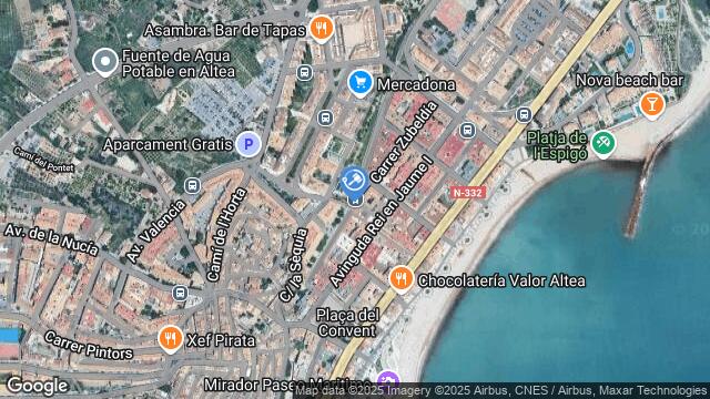 Ubicación de la subastas Subasta de vivienda en ALTEA