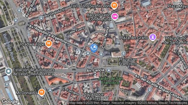 Ubicación de la subastas Subasta de vivienda en LEON