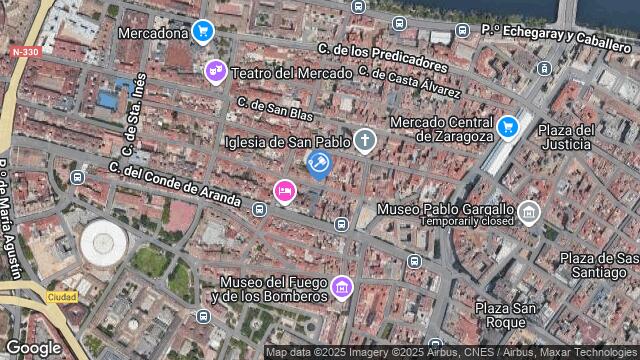 Ubicación de la subastas Subasta de local comercial en ZARAGOZA