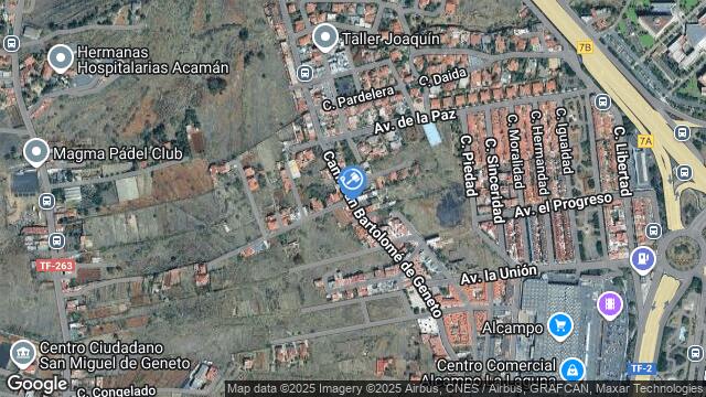 Ubicación de la subastas Subasta de solar en SAN CRISTOBAL DE LA LAGUNA