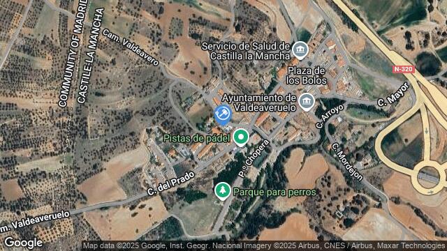 Ubicación de la subastas Subasta de solar en VALDEAVERUELO