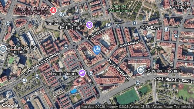 Ubicación de la subastas Subasta de av burjasot ( valÈncia) en VALÈNCIA