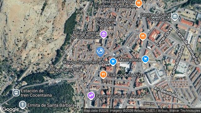 Ubicación de la subastas Subasta de pz venerable escuder ( cocentaina) en COCENTAINA