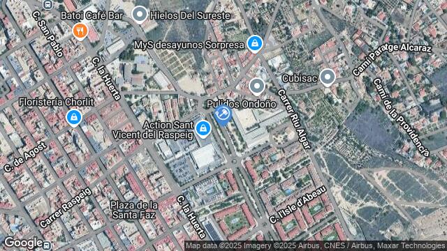 Ubicación de la subastas Subasta de garaje en SANT VICENT DEL RASPEIG