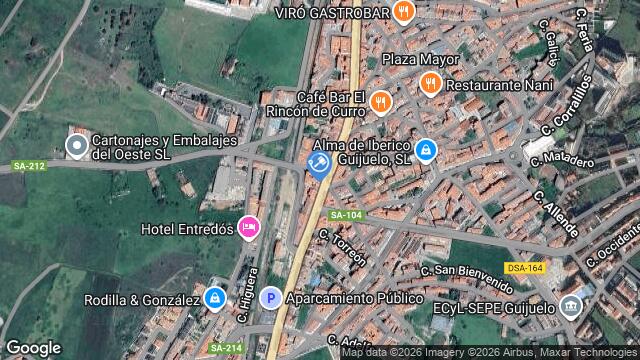 Ubicación de la subastas Subasta de cl filiberto villalobos ( guijuelo) en GUIJUELO