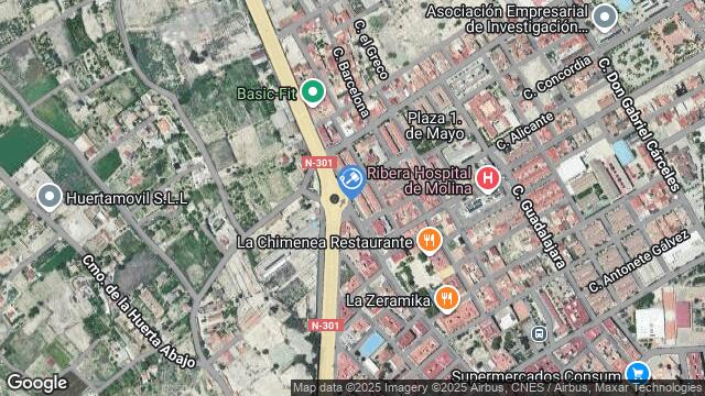 Ubicación de la subastas Subasta de vivienda en Molina de Segura