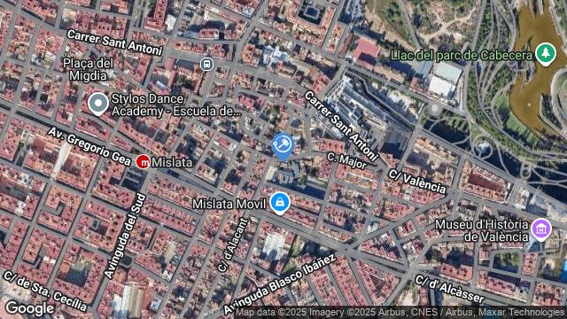 Ubicación de la subastas Subasta de garaje en MISLATA