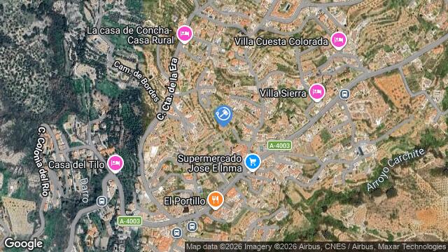 Ubicación de la subastas Subasta de finca rústica en HUETOR SANTILLAN