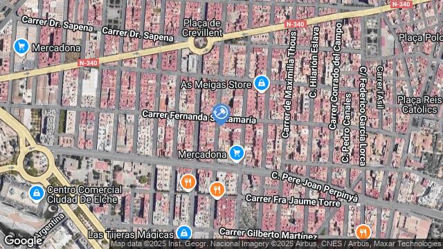 Ubicación de la subastas Subasta de vivienda en ELCHE