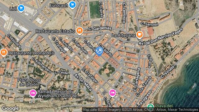 Ubicación de la subastas Subasta de garaje en Mazarrón