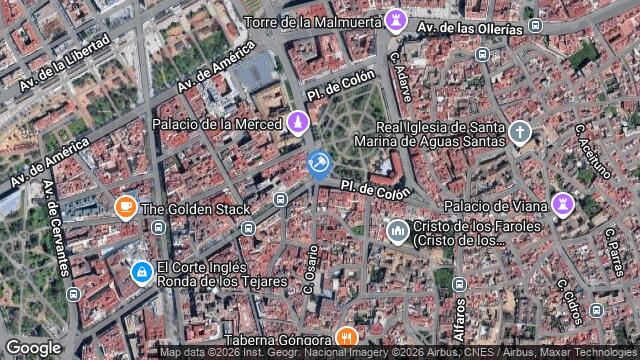 Ubicación de la subastas Subasta de finca num. 38.916  ( cordoba - cordoba  -  pleno dominio: 50%) en CORDOBA  -  PLENO DOMINIO: 50%