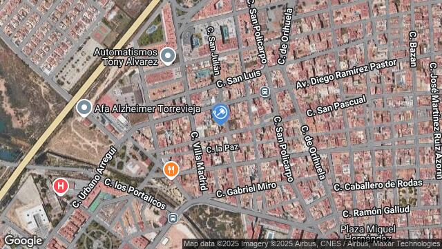 Ubicación de la subastas Subasta de vivienda en TORREVIEJA