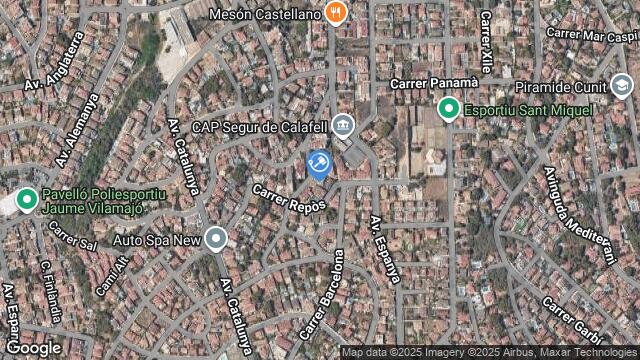 Ubicación de la subastas Subasta de garaje en CALAFELL